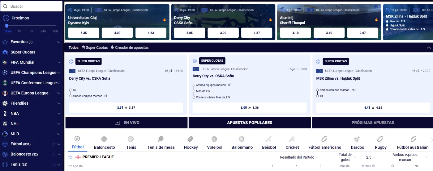 Frumzi Casino Apuestas Deportivas y Cuotas Frumzi Casino apuestas deportivas con supercuotas, partidos y mercados de fútbol